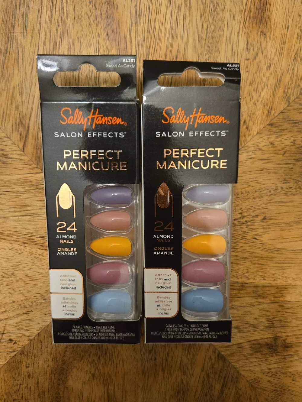 Sally Hansen Salon Effects Perfect Manicure Nail Sets "Sweet As Candy" - 2 Sets